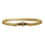 Inox Steel Goldtone Mesh Magnetic Bracelet - BR5595